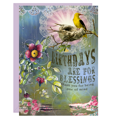 Birthday Card - Birthday Blessings Birthday Card - Birthday Blessings
